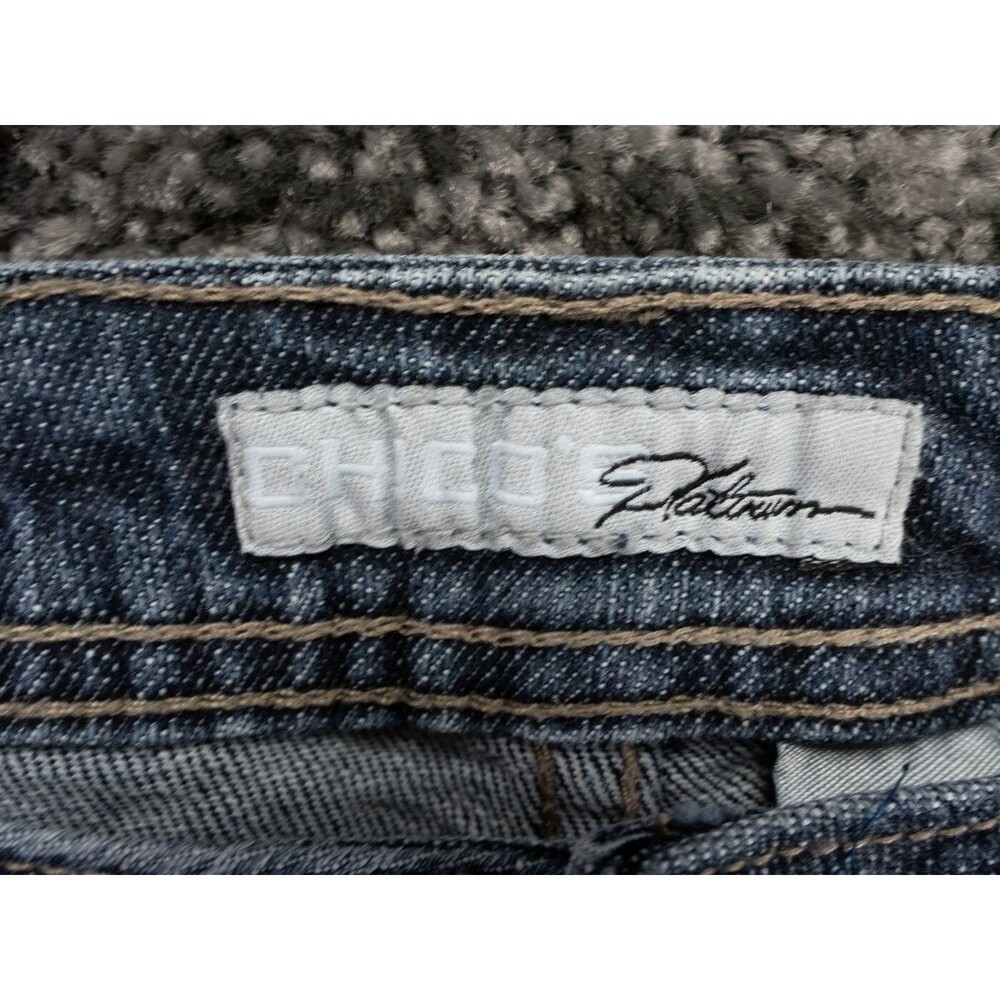 Chico's Jeans Womens 2 (31x30) Blue Straight Platinum Quartz RG Stretch Denim - Picture 3 of 13